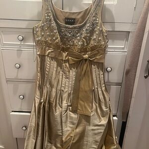 Shani Gold Embellished Dress